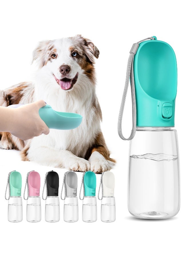 Dog Water Bottle, Leak Proof Portable Puppy Water Dispenser With Drinking Feeder For Pets Outdoor Walking, Hiking, Travel 12Oz Blue - Image 1